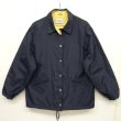 画像1: 80'S LL Bean チンスト付き ナイロン コーチジャケット NAVY (VINTAGE)