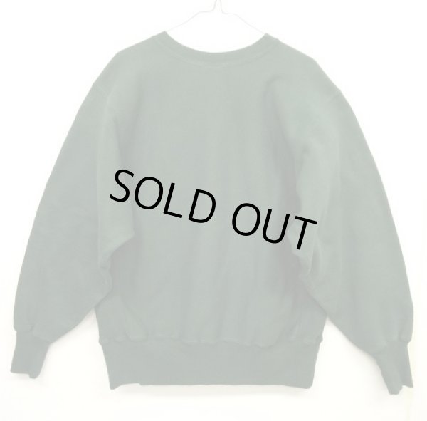 画像2: 90'S CHAMPION 刺繍タグ アップリケ リバースウィーブ グリーン USA製 (VINTAGE)