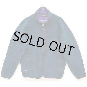 画像: 90'S PATAGONIA 旧タグ 初期 レトロカーディガン グリーン/パープル USA製 (VINTAGE)