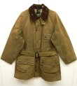 画像1: 80'S BARBOUR 2クレスト "SOLWAY ZIPPER" オイルドジャケット KHAKI イングランド製 (VINTAGE)