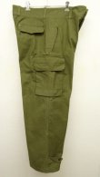 画像2: 50'S フランス軍 M47 フィールドパンツ 前期型 OLIVE サイズ25 (DEADSTOCK)