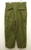 画像3: 50'S フランス軍 M47 フィールドパンツ 前期型 OLIVE サイズ25 (DEADSTOCK)