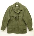 画像1: 70'S アメリカ軍 US ARMY "JUNGLE FATIGUE 4th" リップストップ ファティーグジャケット S-SHORT (VINTAGE)