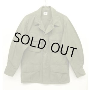 画像: 70'S アメリカ軍 US ARMY "JUNGLE FATIGUE 4th" リップストップ ファティーグジャケット S-SHORT (VINTAGE)