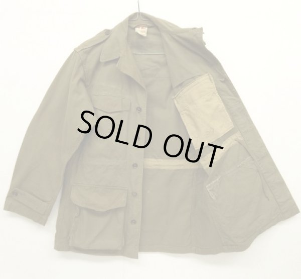 画像2: 50'S フランス軍 M-47 前期型 フィールドジャケット KHAKI (VINTAGE)