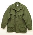 画像1: 60'S アメリカ軍 US ARMY "JUNGLE FATIGUE 4th" リップストップ ファティーグジャケット S-SHORT (VINTAGE)