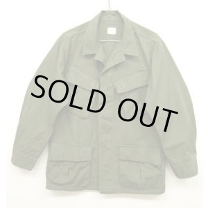 画像: 60'S アメリカ軍 US ARMY "JUNGLE FATIGUE 4th" リップストップ ファティーグジャケット S-SHORT (VINTAGE)