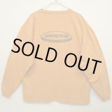 画像: 90'S PATAGONIA 黒タグ バックプリント オーバルロゴ 長袖Tシャツ USA製 (VINTAGE)