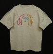画像1: 80'S JOHN LENNON "BAG ONE ARTS" 両面プリント Tシャツ ヘザーグレー (VINTAGE)