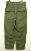 画像2: 60'S アメリカ軍 US ARMY "OG107" コットンサテン ベイカーパンツ (VINTAGE)
