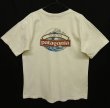 画像1: 90'S PATAGONIA 黒タグ TOKYOストア限定 北斎波プリント 半袖Tシャツ USA製 (VINTAGE)