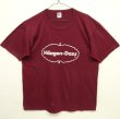 画像1: 80'S Haagen-Dazs シングルステッチ 半袖 Tシャツ USA製 (VINTAGE)