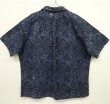 画像2: 90'S RALPH LAUREN "CALDWELL" リネン/コットン 半袖 オープンカラーシャツ インディゴ (VINTAGE)