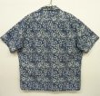 画像2: 90'S RALPH LAUREN "CALDWELL" コットン 半袖 オープンカラーシャツ インディゴ (VINTAGE)