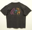 画像1: 80'S JOHN LENNON "BAG ONE ARTS" 両面プリント Tシャツ ブラック (VINTAGE)