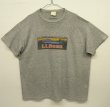 画像1: 80'S LL Bean x CHAMPION 88/12 半袖 Tシャツ 杢グレー USA製 (VINTAGE)