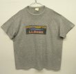 画像1: 80'S LL Bean x CHAMPION 88/12 半袖 Tシャツ 杢グレー USA製 (VINTAGE)