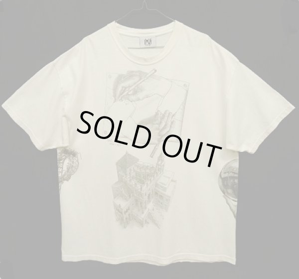 画像1: 90'S M.C.ESCHER 半袖 Tシャツ コピーライト付き WESTSIDEボディ (VINTAGE)