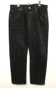 画像1: 90'S EURO LEVIS 501 デニム BLACK UK製 W34L30 (VINTAGE)