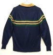 画像2: 80'S J.C. PENNEY 襟付き ニット セーター NAVY (VINTAGE)