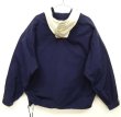 画像2: 90'S J.CREW 旧タグ 切り替え コットン アノラックパーカー NAVY/WHITE (VINTAGE)