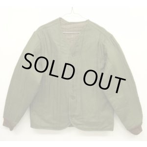 画像: 70'S チェコ軍 M60 Vネック ライナージャケット OLIVE (DEADSTOCK)
