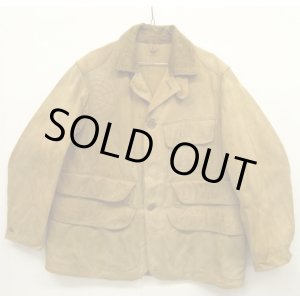 画像: 30'S SEARS "FIELD MASTER GUN COATS" 襟コーデュロイ ハンティングジャケット (VINTAGE)