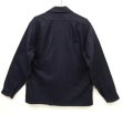 画像2: 80'S PENDLETON "BOARD SHIRT" オープンカラー ウールシャツ ネイビー (VINTAGE)