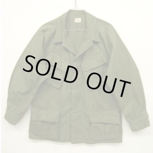 画像: 70'S アメリカ軍 US ARMY "JUNGLE FATIGUE 4th" リップストップ ファティーグジャケット M-SHORT (VINTAGE)