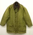 画像1: 90'S BARBOUR 3クレスト 旧タグ "NORTHUMBRIA" 裏地ウール オイルドジャケット OLIVE イングランド製 (VINTAGE)