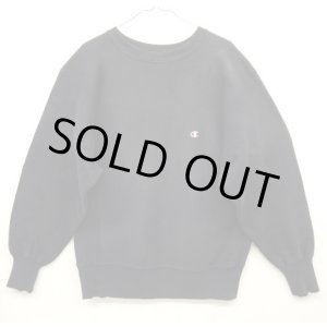 画像: 90'S CHAMPION 刺繍タグ リバースウィーブ 無地 ネイビー USA製 (VINTAGE)