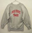 画像1: 90'S CHAMPION "OHIO STATE TRACK" 刺繍タグ リバースウィーブ グレー USA製 (VINTAGE)