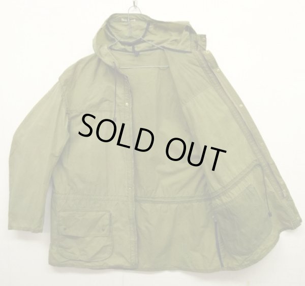 画像2: 70'S BARBOUR 1クレスト "UNLINED DURHAM" オイルドジャケット OLIVE イングランド製 (VINTAGE)