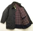 画像2: 90'S BARBOUR 3クレスト 旧タグ "BORDER" オイルドジャケット NAVY イングランド製 (VINTAGE)