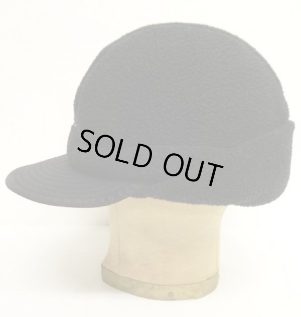 画像7: 00'S PATAGONIA "SYNCHILLA DUCKBILL CAP" フリースキャップ オールブラック (VINTAGE)