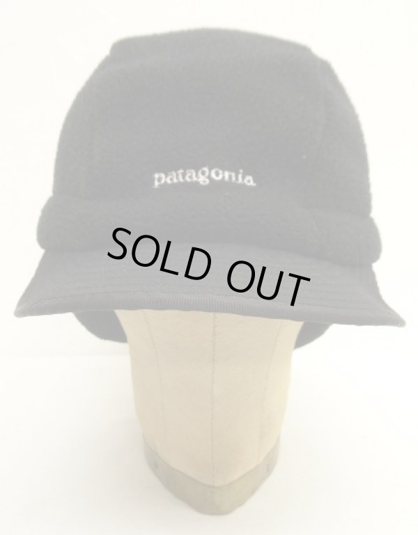 画像2: 00'S PATAGONIA "SYNCHILLA DUCKBILL CAP" フリースキャップ オールブラック (VINTAGE)