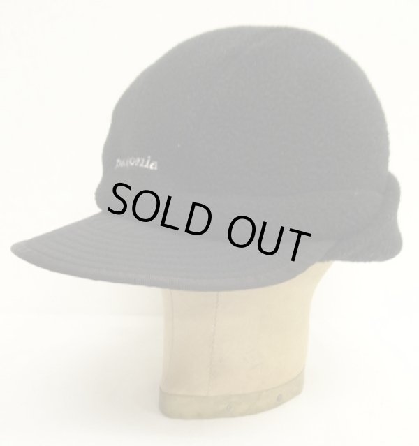 画像5: 00'S PATAGONIA "SYNCHILLA DUCKBILL CAP" フリースキャップ オールブラック (VINTAGE)