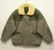 画像1: 90'S EDDIE BAUER 黒タグ 襟ボア付き B-3 ジャケット (VINTAGE)