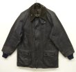 画像1: 90'S BARBOUR 3クレスト 旧タグ "BEDALE" オイルドジャケット NAVY イングランド製 (VINTAGE)