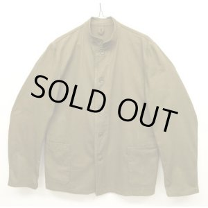 画像: 50'S チェコ軍 スタンドカラー ワークジャケット カーキ (DEADSTOCK)