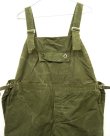 画像2: 70'S ユーロワーク 中綿入り オーバーオール OLIVE (VINTAGE)