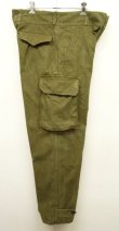 画像2: 50'S フランス軍 M47 フィールドパンツ 前期型 KHAKI サイズ33 (VINTAGE)