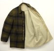 画像2: 70'S PENDLETON ウール/コットン リバーシブル コート TALONジップ オンブレチェック/ベージュ (VINTAGE)