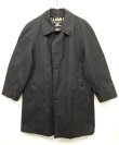 画像1: 80'S BURBERRYS "COTTON100%" バルマカーンコート 玉虫色NAVY イングランド製 (VINTAGE)