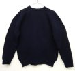 画像2: 70'S BROOKS BROTHERS 黒タグ クルーネック ニット NAVY スコットランド製 (VINTAGE)