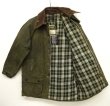 画像2: 90'S BARBOUR 3クレスト 旧タグ "BEAUFORT" オイルドジャケット OLIVE イングランド製 (VINTAGE)