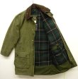 画像2: 90'S BARBOUR 3クレスト 旧タグ "NORTHUMBRIA" 裏地ウール オイルドジャケット OLIVE イングランド製 (VINTAGE)