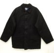 画像1: 90'S RALPH LAUREN 中綿入り ハーフコート riri製ダブルジップ BLACK (VINTAGE)