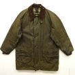 画像1: 80'S BARBOUR 2クレスト "GAMEFAIR" オイルドジャケット OLIVE イングランド製 (VINTAGE)