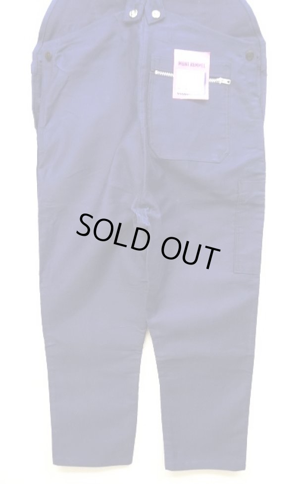 画像7: 50'S MONT KEMMEL フレンチワーク モールスキン オーバーオール BLUE フランス製 (DEADSTOCK)